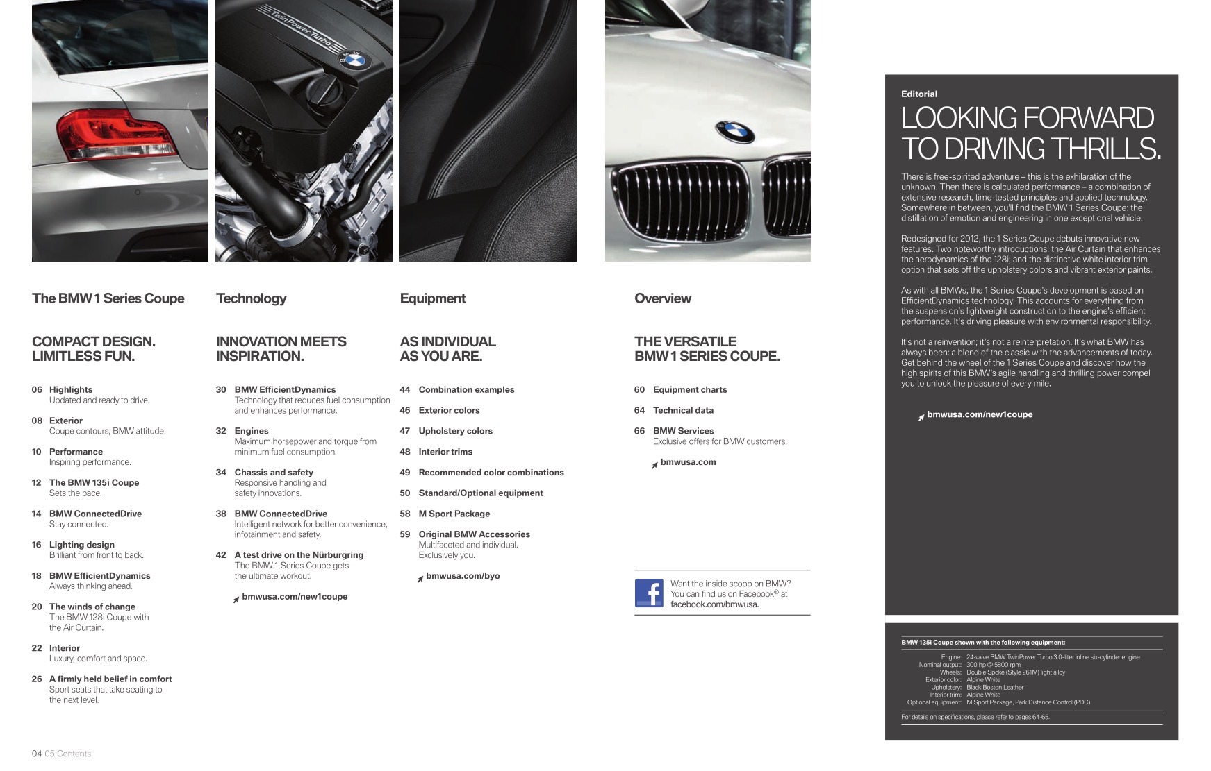 2012 BMW 1-Series Coupe Brochure Page 34